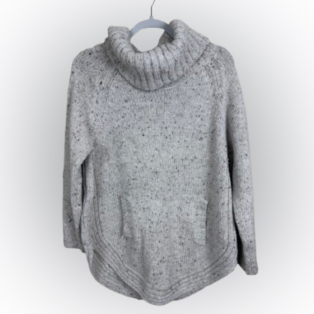Cynthia Rowley, Cozy, speckled Turtleneck Sweater, 1X